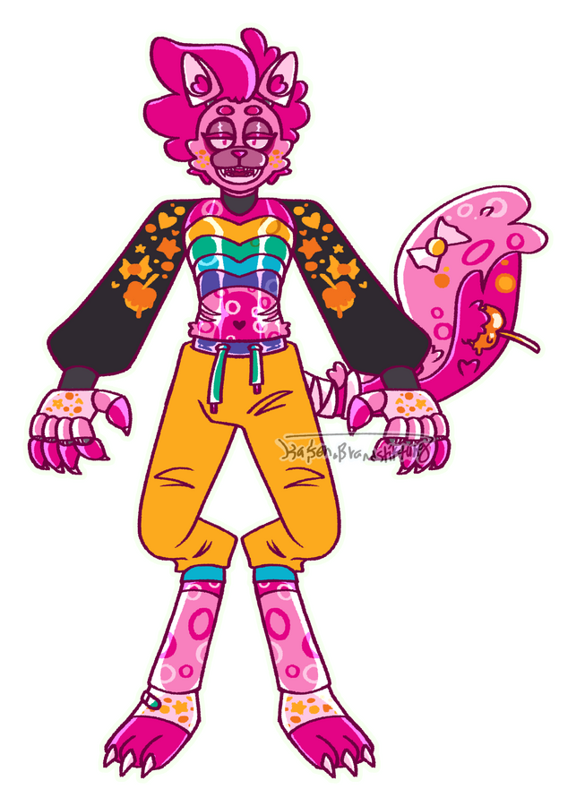 Fnaf OC Luno Leopard